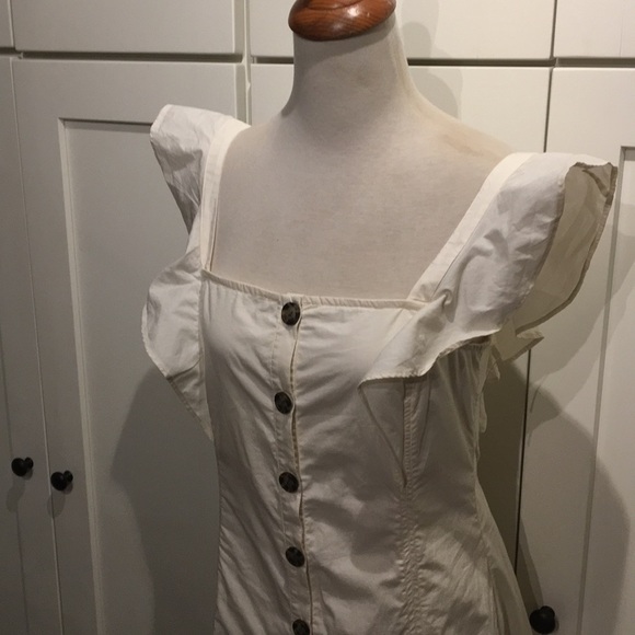 Madewell Princess Seamed Cotton Midi Dress NEW - Picture 5 of 8